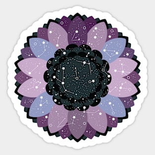 Celestial Flower [demiboy] Sticker